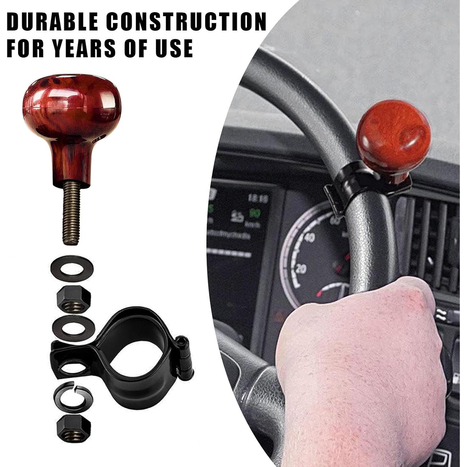 Perilla de Volante de Madera Povtii, Universal, 8.38x5.08cm