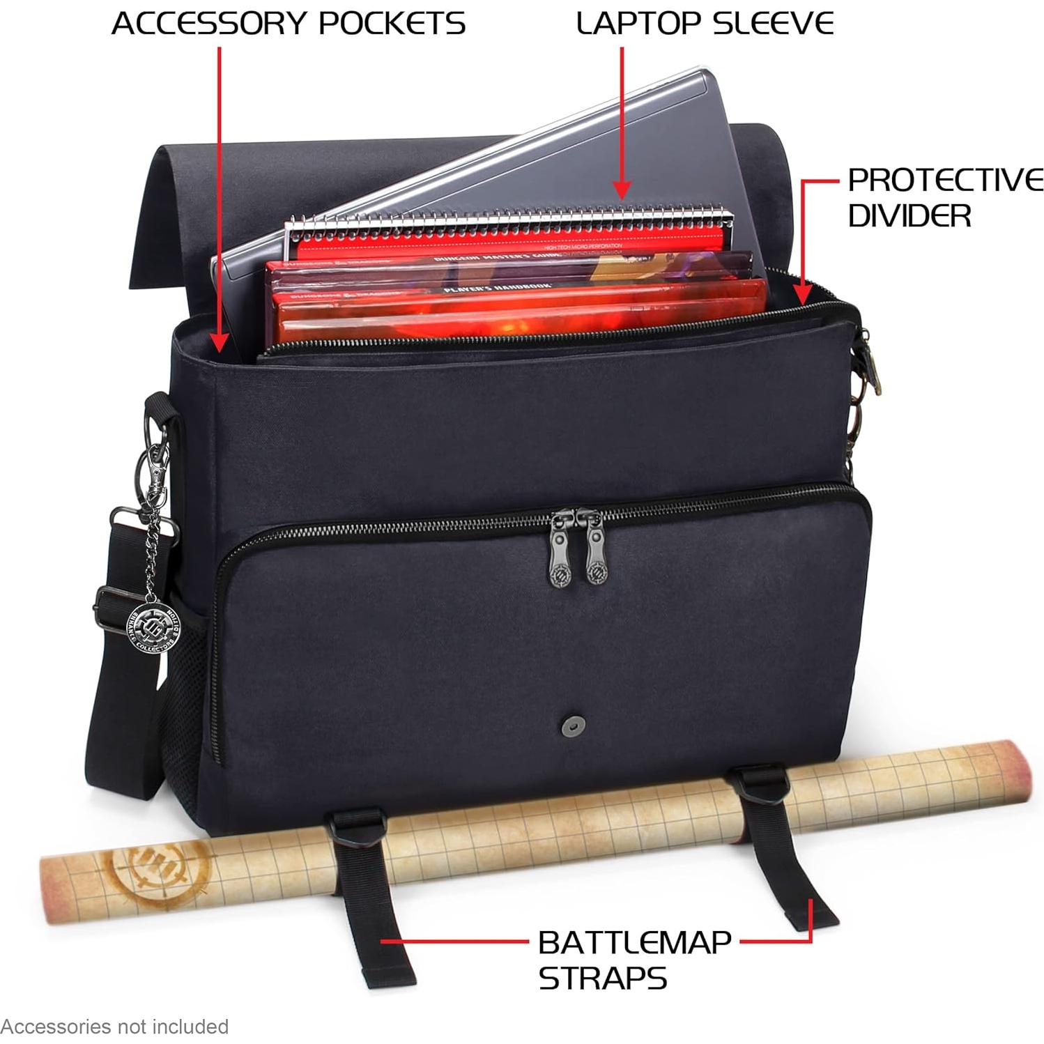 Bolsa RPG Coleccionista ENHANCE Piel Dragón 43 cm Negro