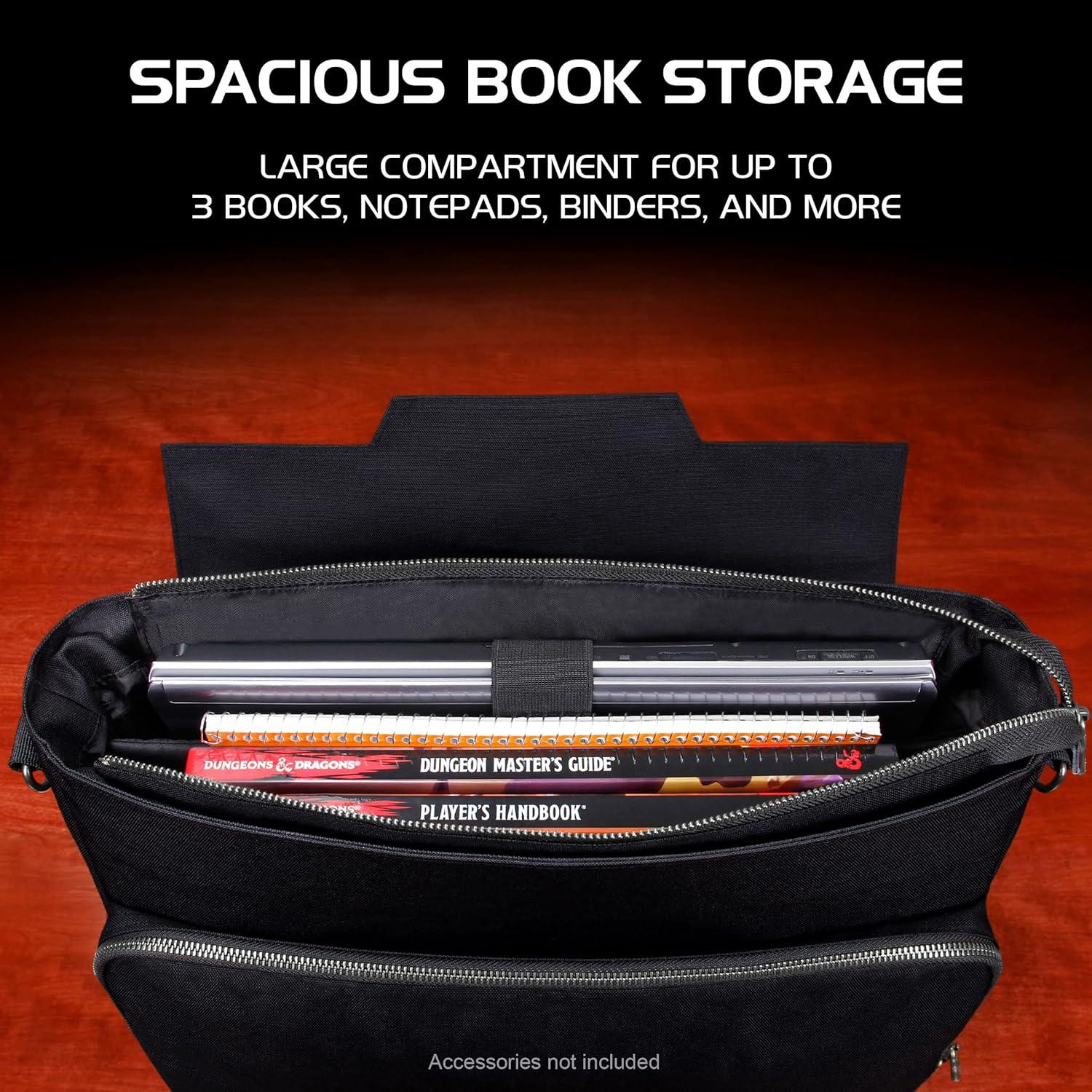 Bolsa RPG Coleccionista ENHANCE Piel Dragón 43 cm Negro