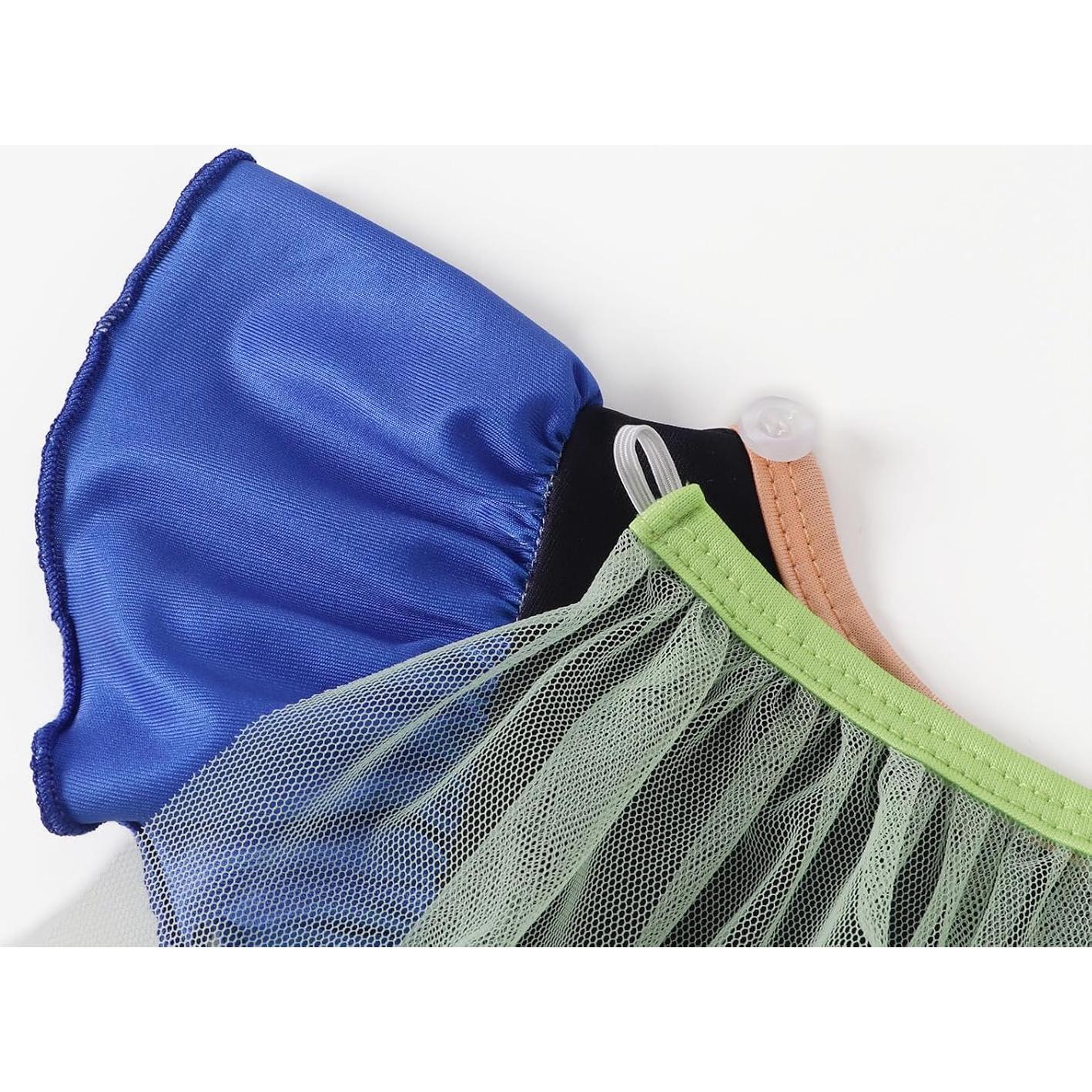 Vestido de Princesa WonderBabe con Capa para Niñas 1-10 años