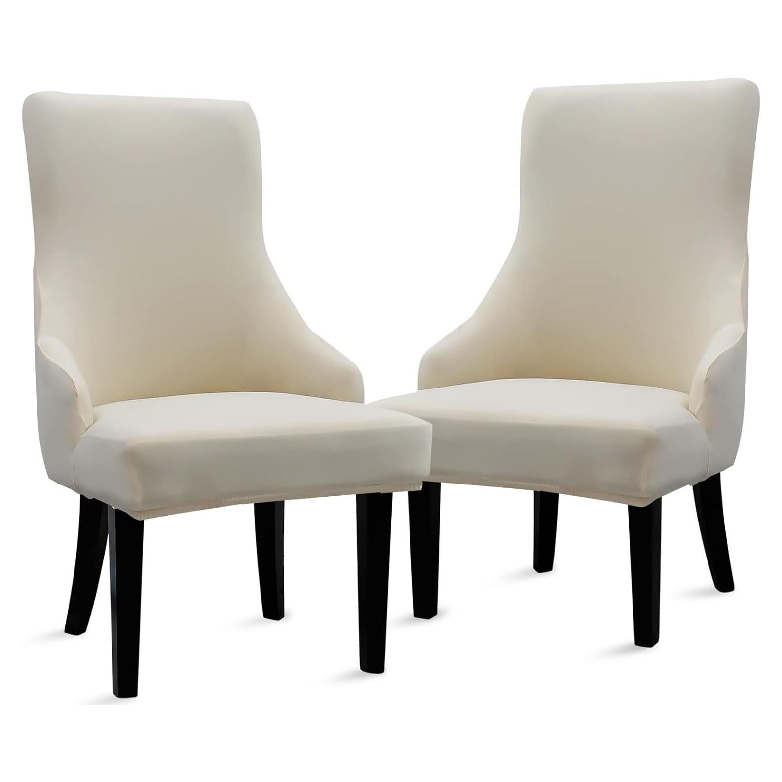 Funda de Silla Liykimt 2 Unidades Beige Estiramiento