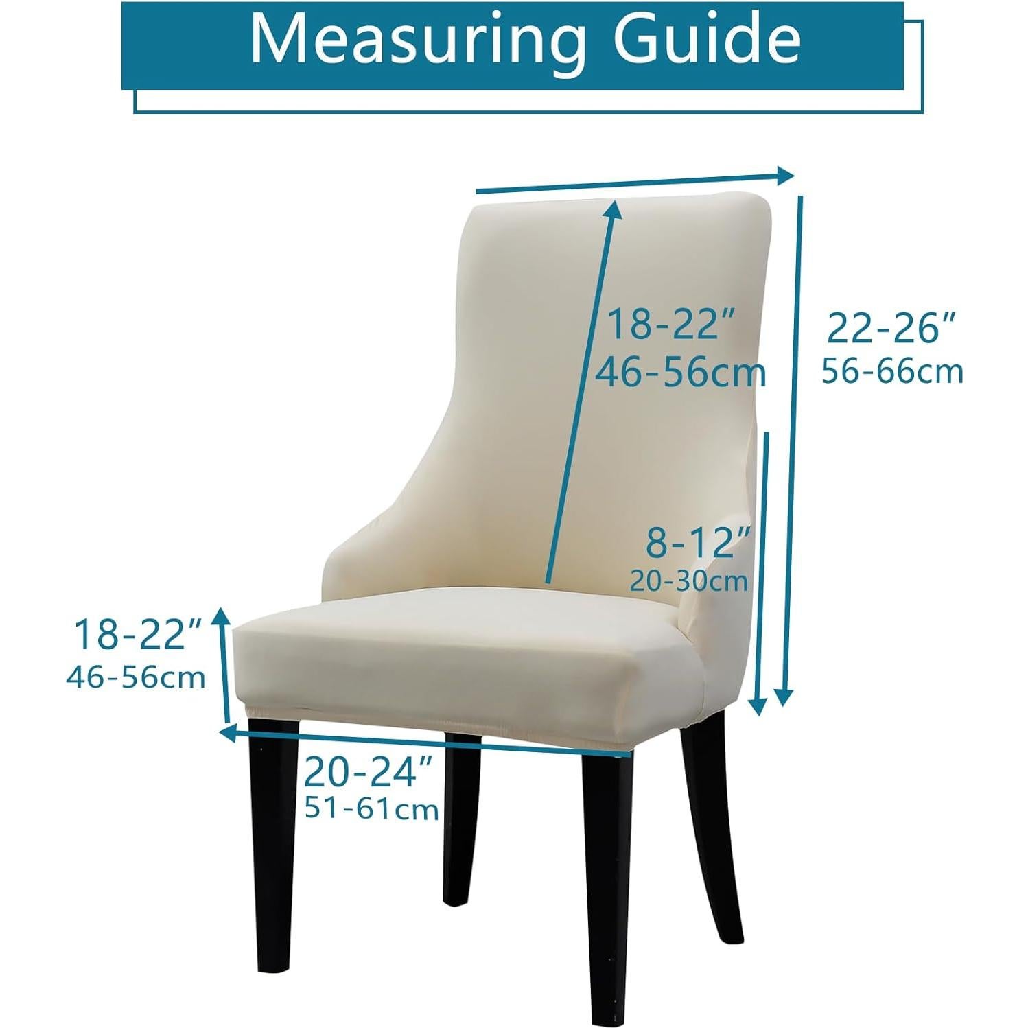 Funda de Silla Liykimt 2 Unidades Beige Estiramiento