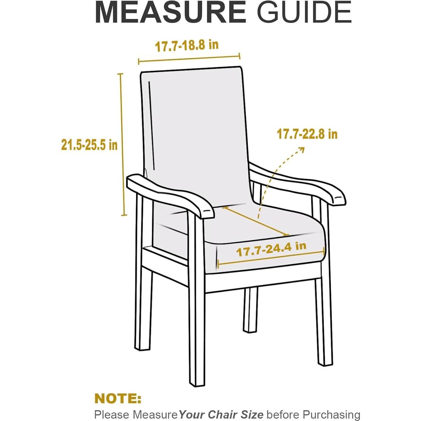 Funda de Silla Deisy Dee Estilo Medio Siglo Marrón Claro