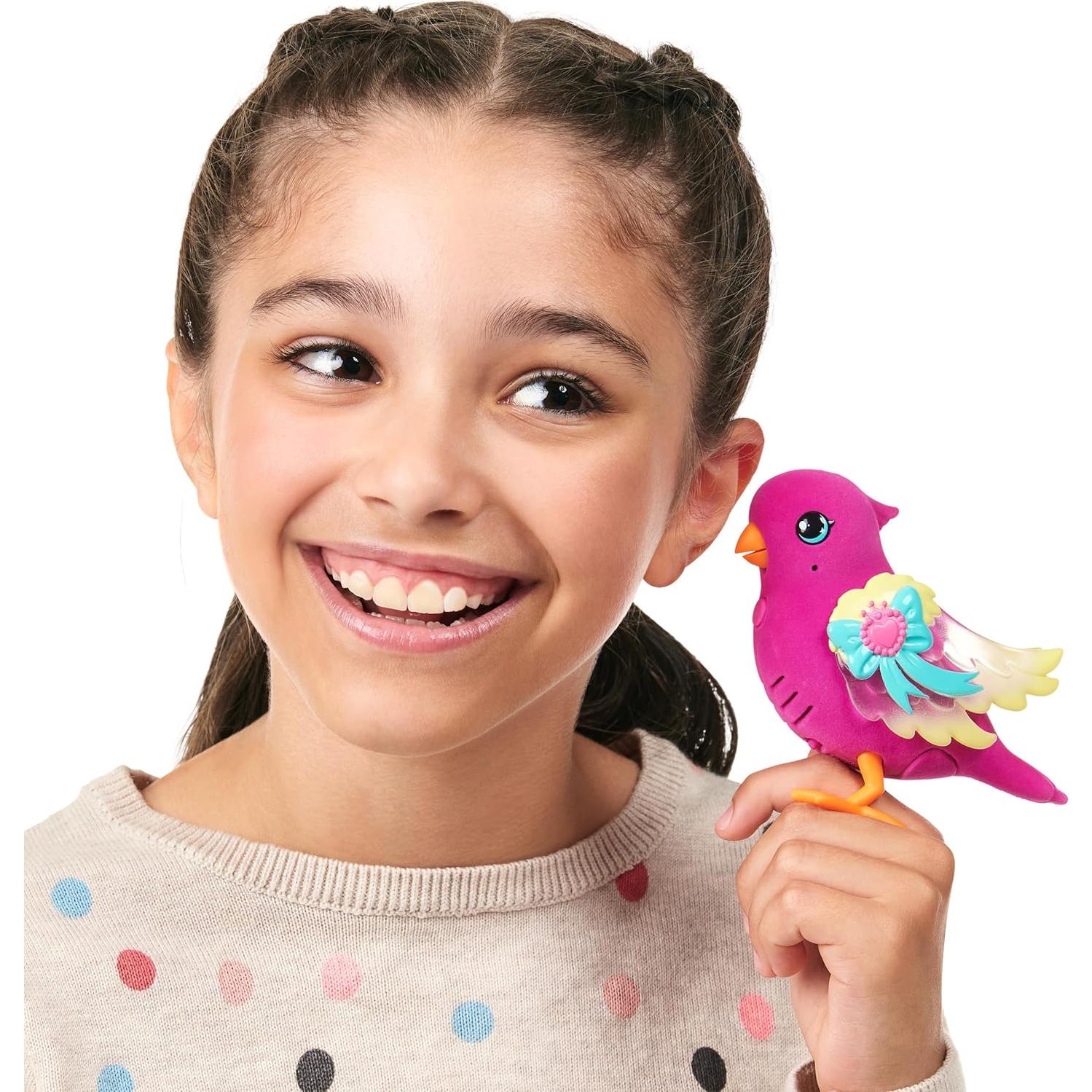 Pájaro Interactivo Tiara Twinkles con Jaula - Moose Toys