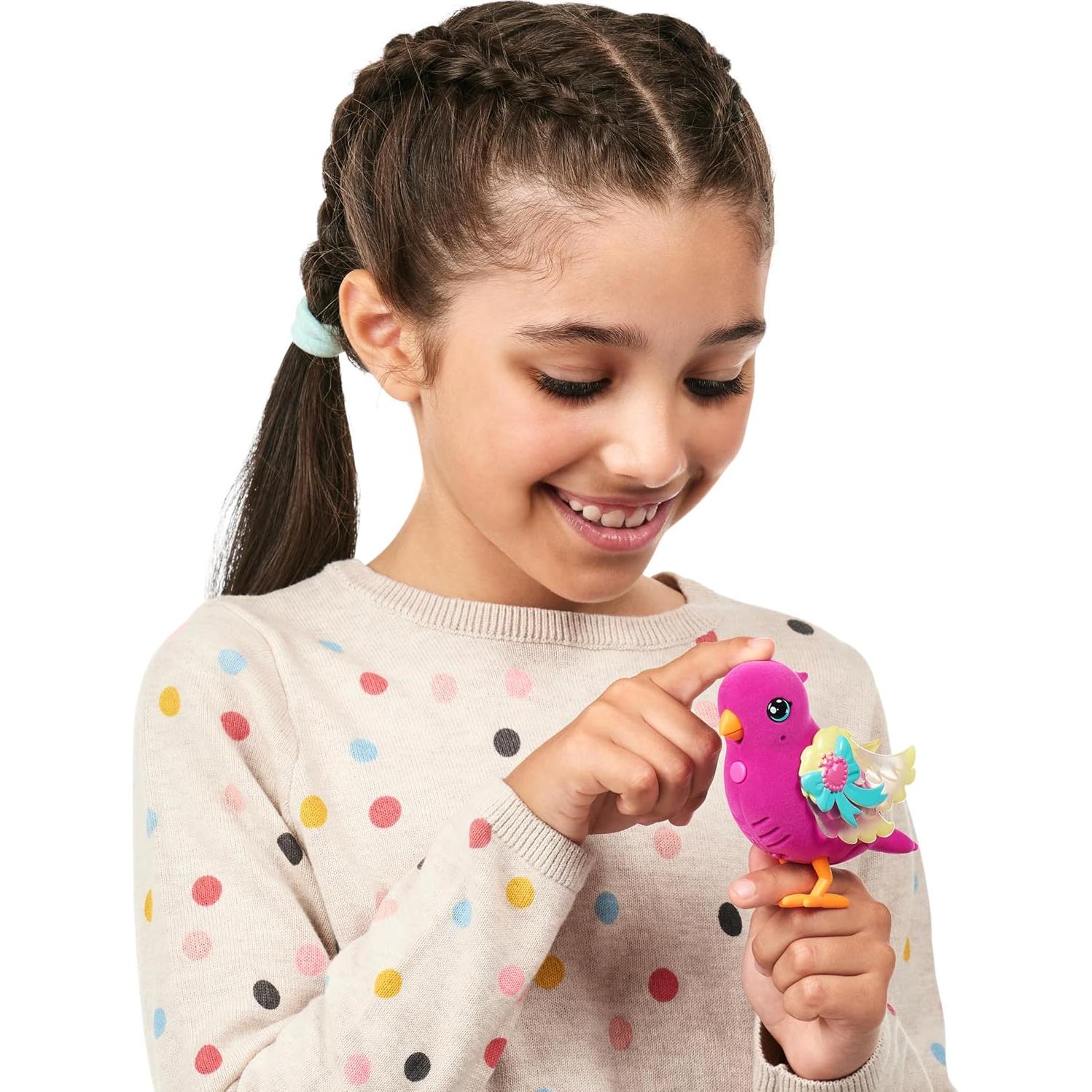 Pájaro Interactivo Tiara Twinkles con Jaula - Moose Toys