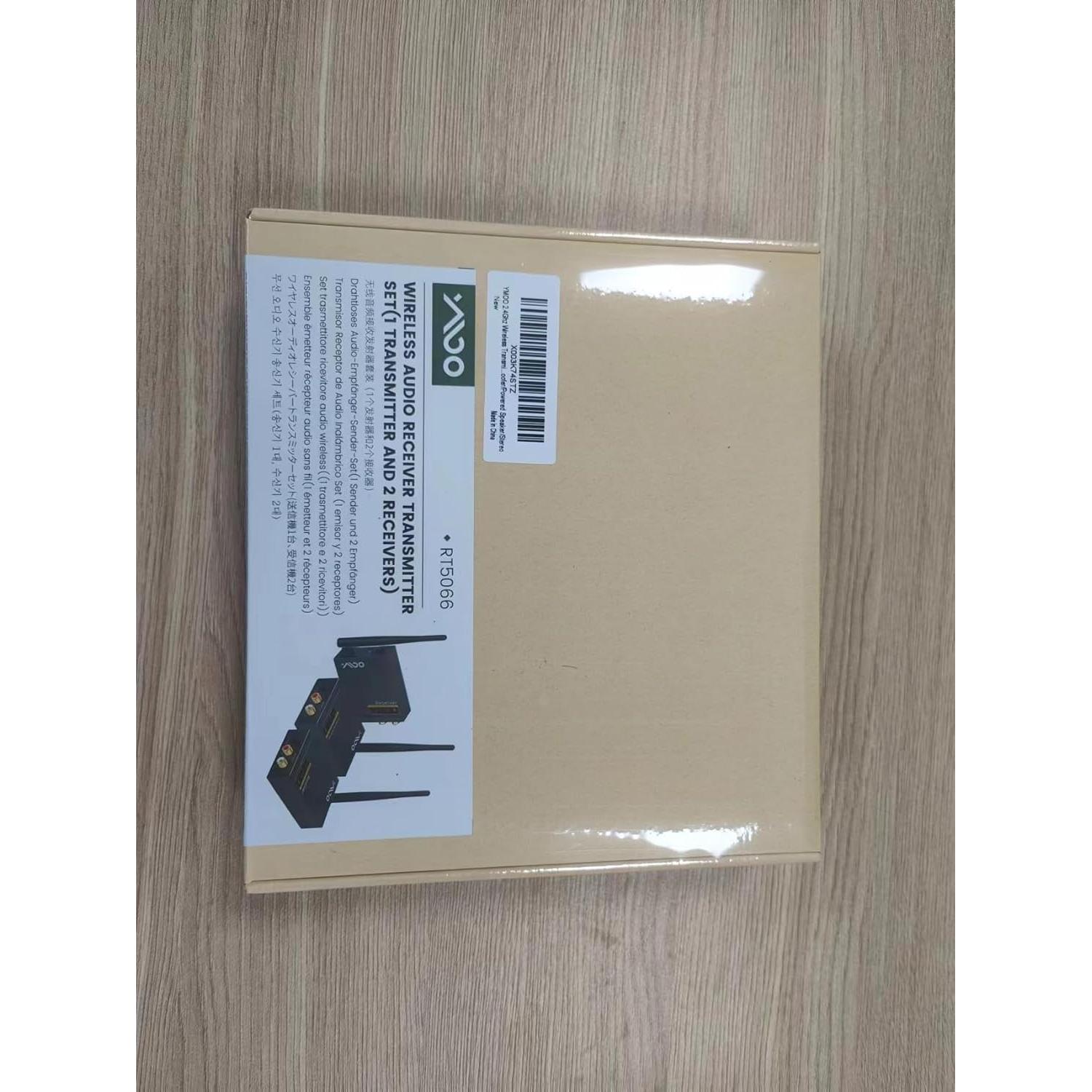 YMOO Transmisor y Receptor Inalámbrico 3 en 1 RCA 100m