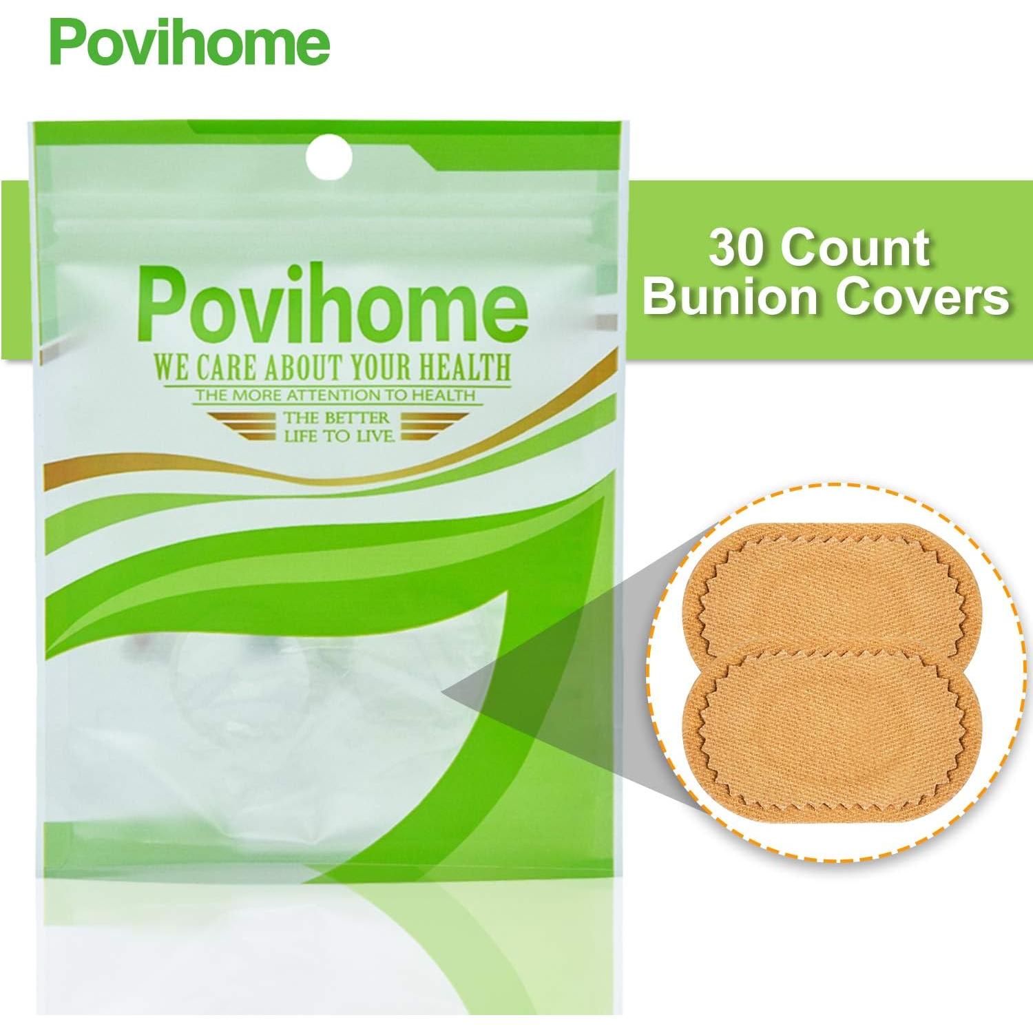 Almohadillas para Juanetes Povihome 30 Unidades Adhesivas