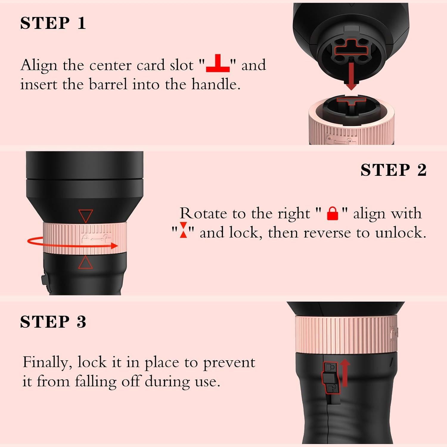 Cepillo Térmico 3 en 1 K&K Redondo Cerámico 129-210°C
