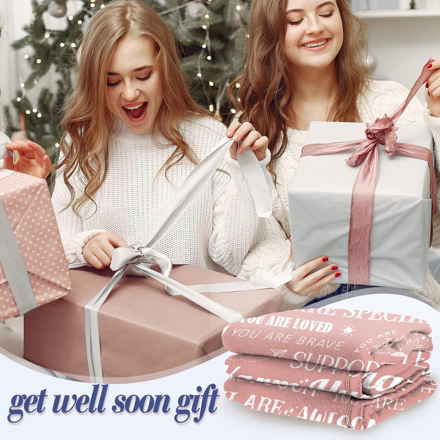 Manta de Recuperación EOBIBIFUN Rosa 152x127 cm Suave