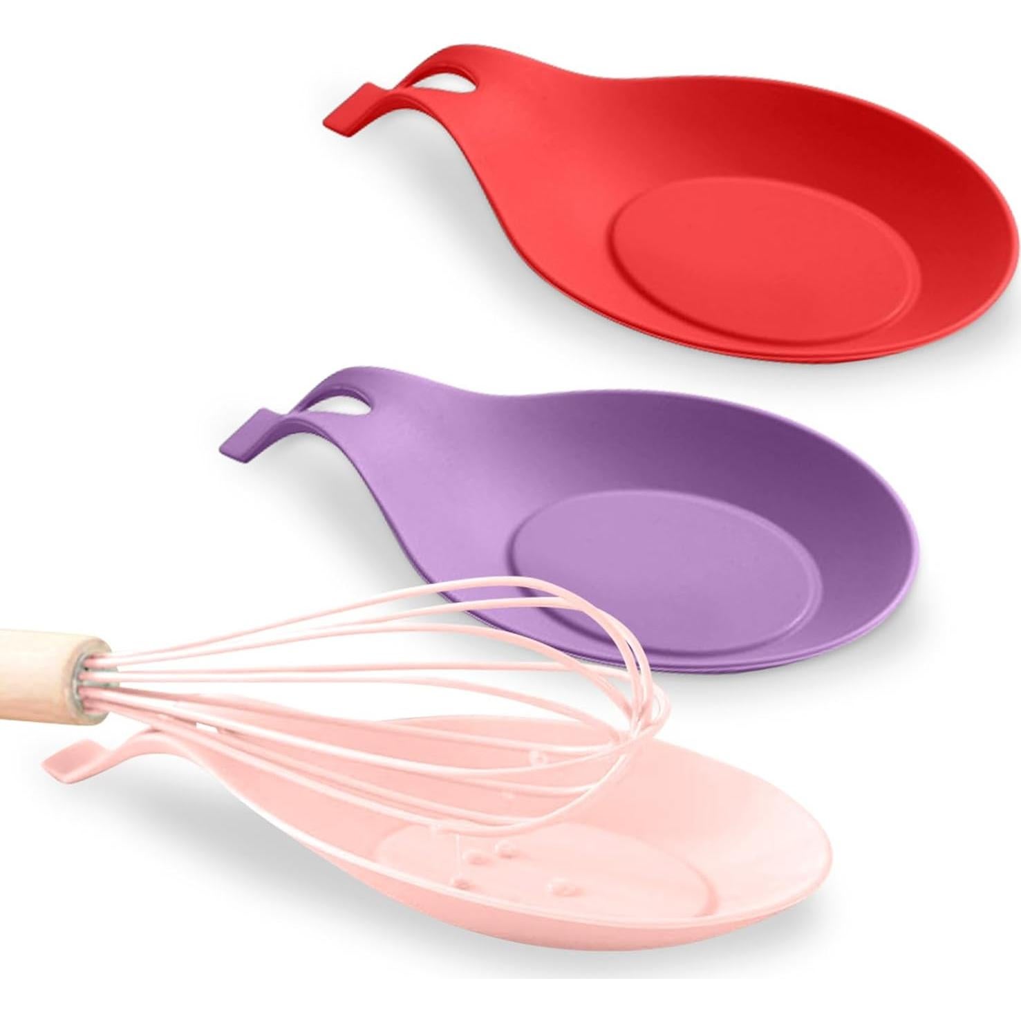 Soporte para Cuchara de Silicona Xiaokeis - Paquete de 3