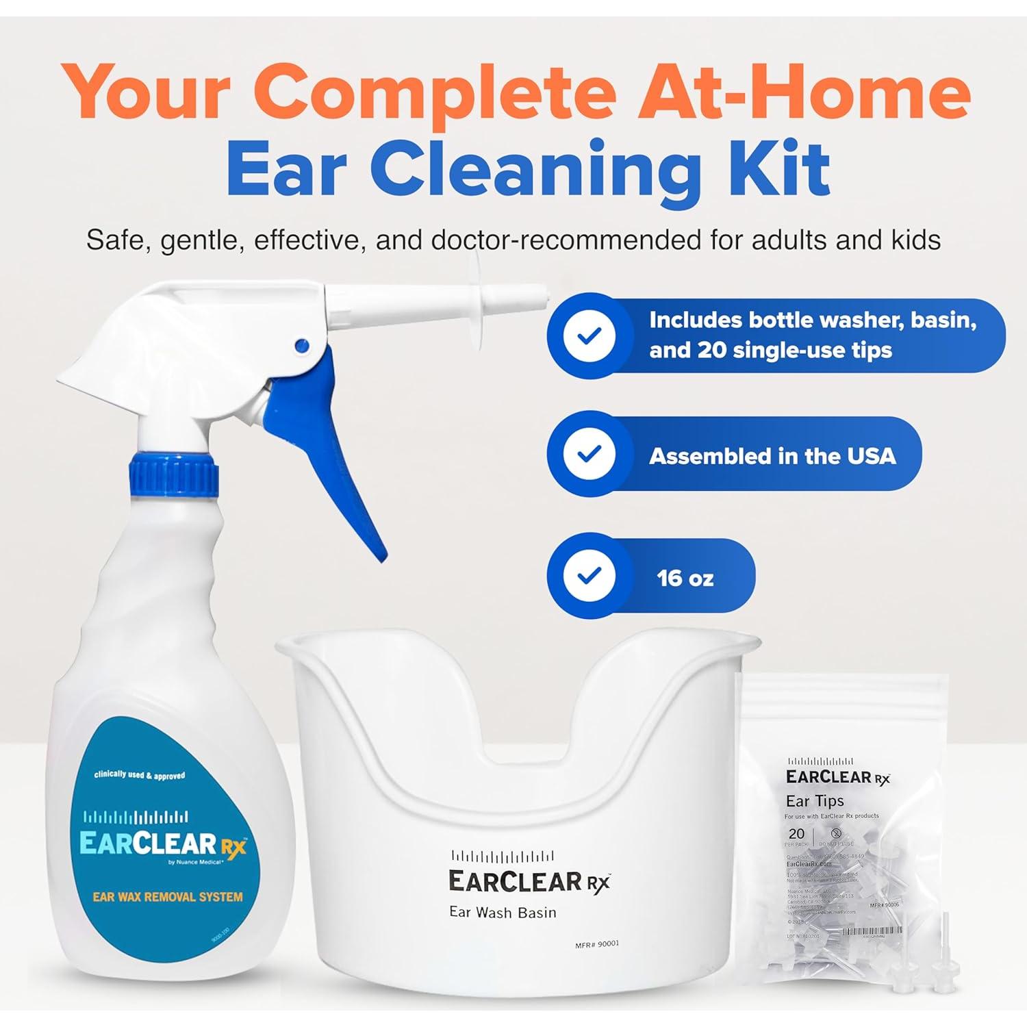 Kit de Limpieza de Oídos EarClear Rx - Completo y Seguro