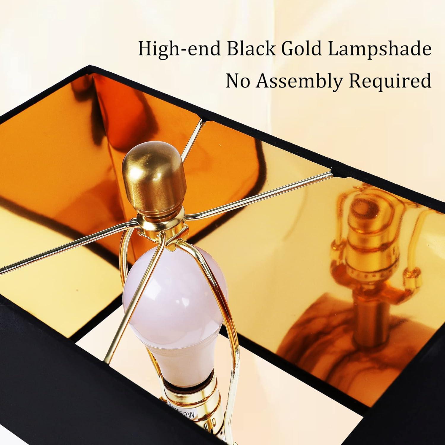 Juego de 2 lámparas de mesa PARTPHONER con USB y AC