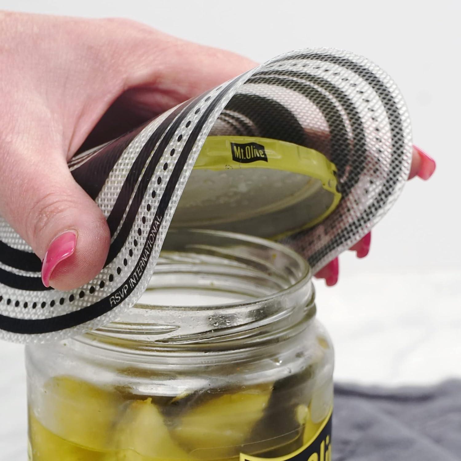 Abrebotellas de Silicona RSVP Internacional 16.5 cm Negro