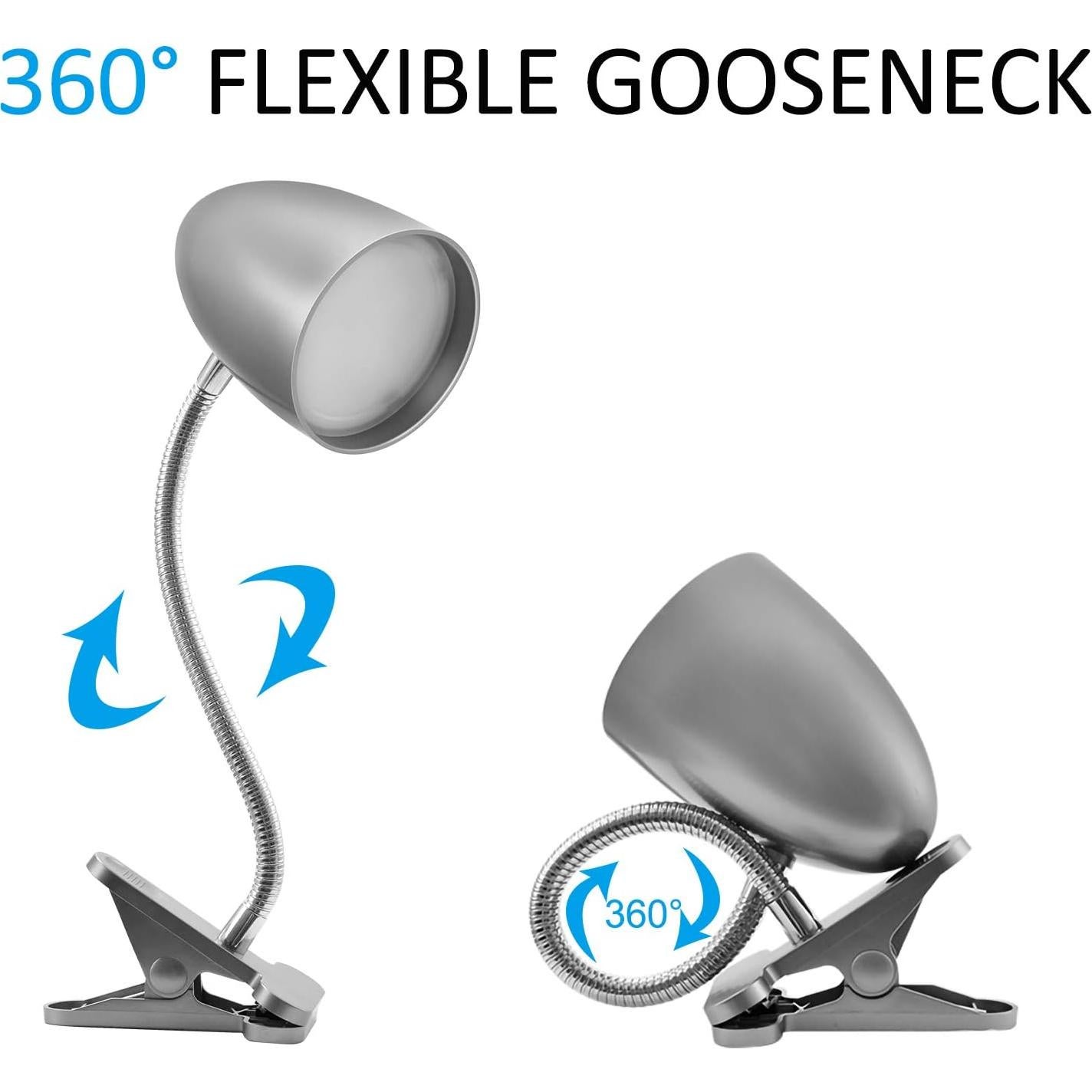 Lámpara de escritorio Energetic con abrazadera 3.5W 240LM