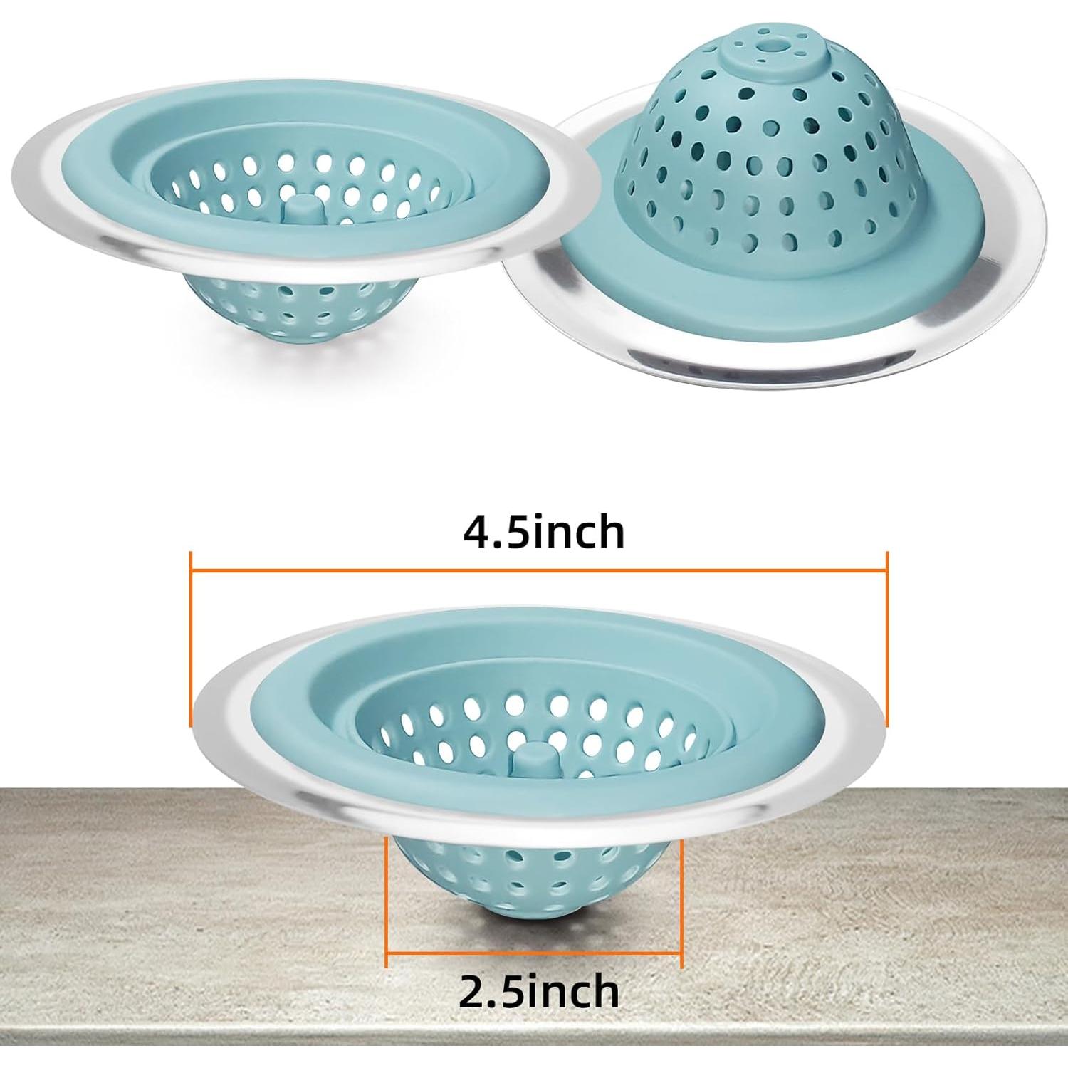 Colador de Fregadero de Silicona Keofoskv 11.4 cm Antioxidante