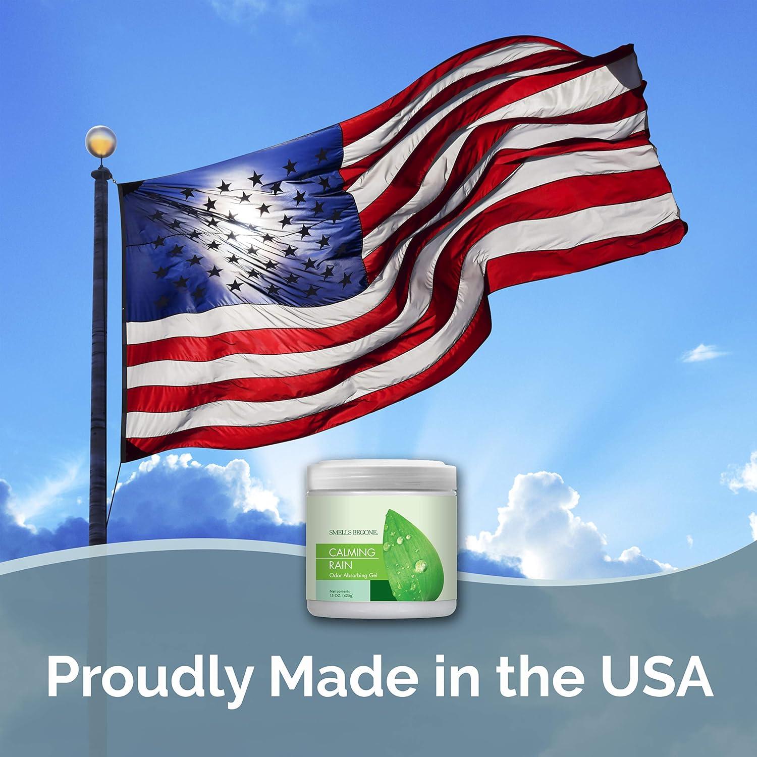 Gel Absorbente de Olores SMELLS BEGONE 425g Lluvia Calmante