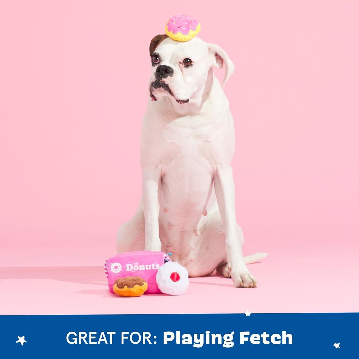 Juguete Interactivo para Perros Barkbox Donuts 4 en 1 Pequeño