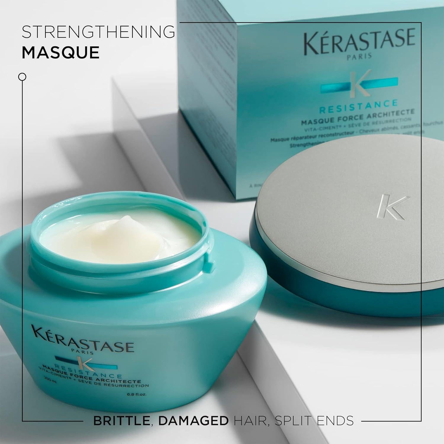 Mascarilla Reconstructora Kerastase Resistance 200ml - Cabello Seco y Dañado