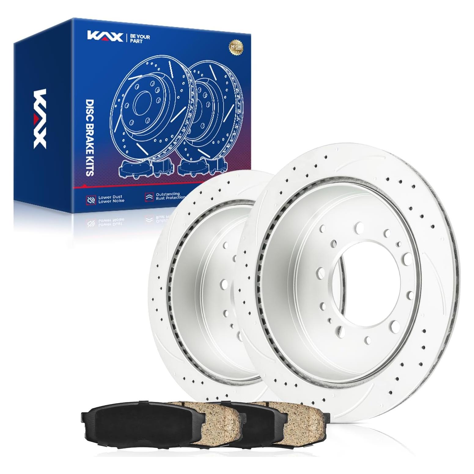 Kit de Freno Trasero KAX para Toyota y Lexus - Discos 344.9 mm