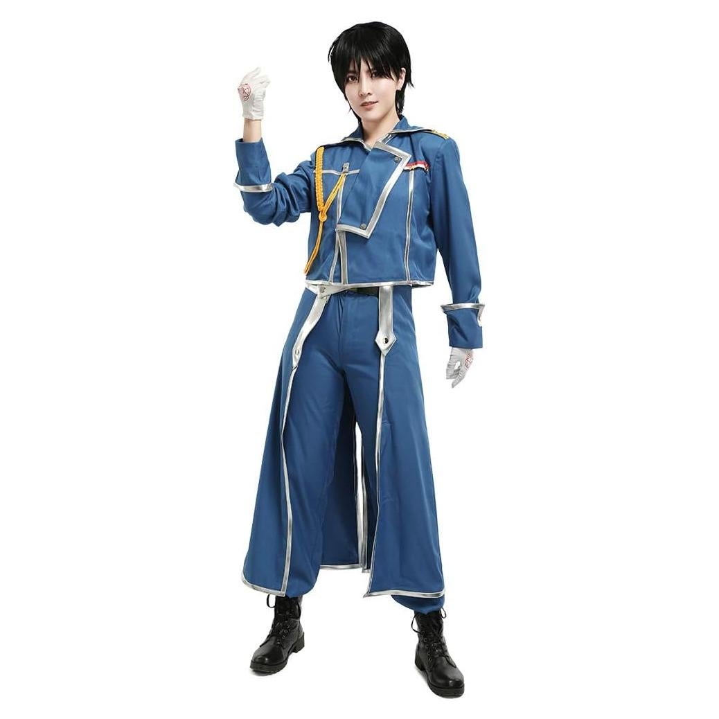 Disfraz de Hombre Azul Miccostumes - Chaqueta y Pantalones