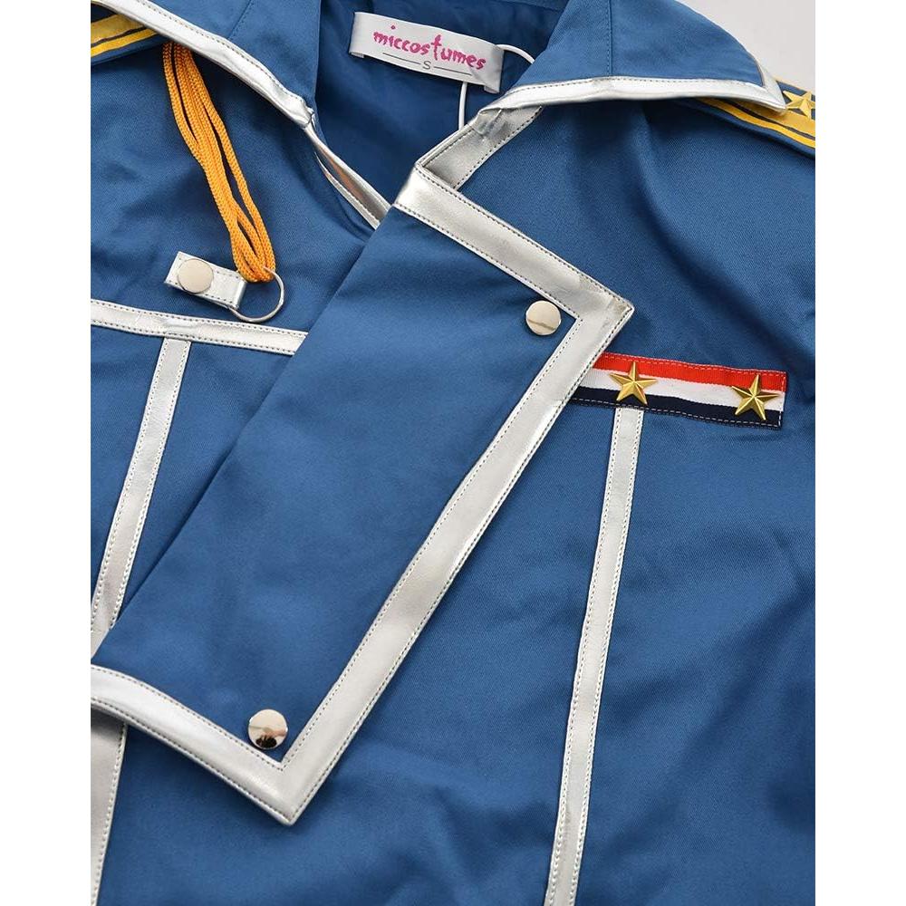 Disfraz de Hombre Azul Miccostumes - Chaqueta y Pantalones