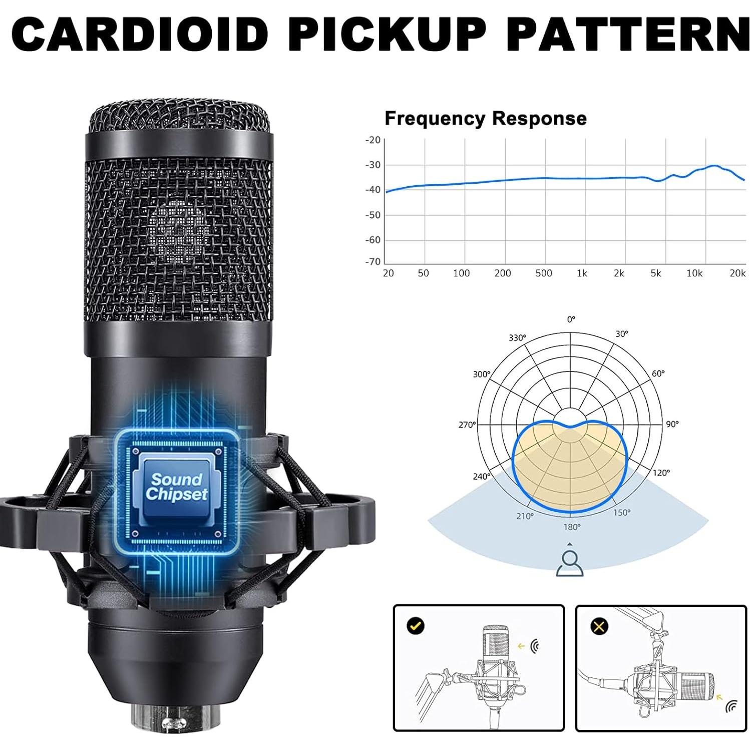 Paquete de Podcast sktome V8S para 2 Micrófonos y Mesa