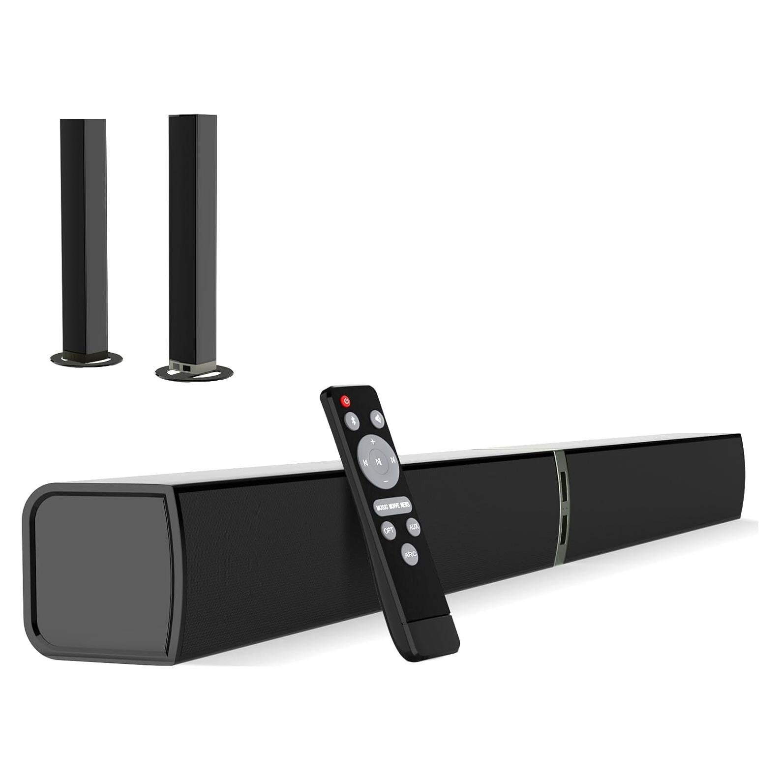 Barra de Sonido MZEIBO 80W Bluetooth 2 en 1 para TV
