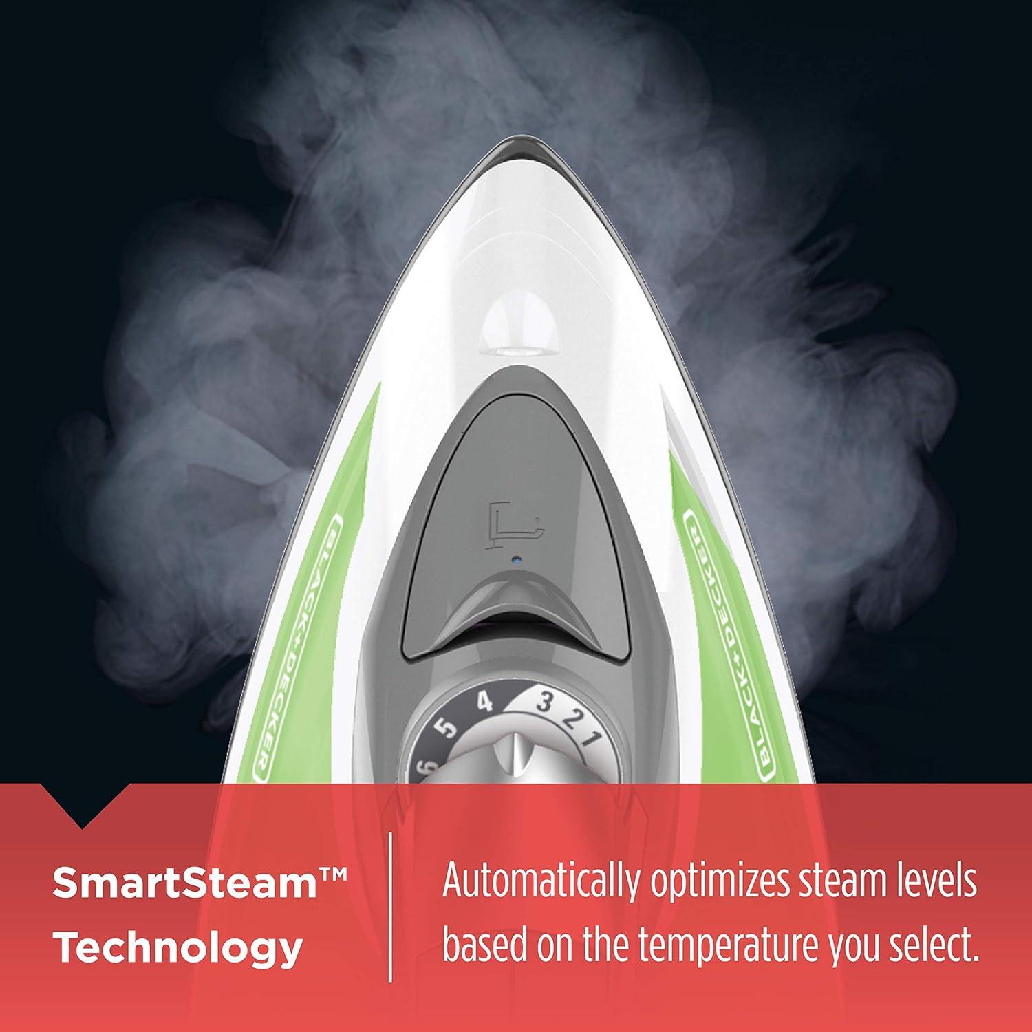 Plancha de Vapor BLACK+DECKER ICR06X con Cable Retráctil