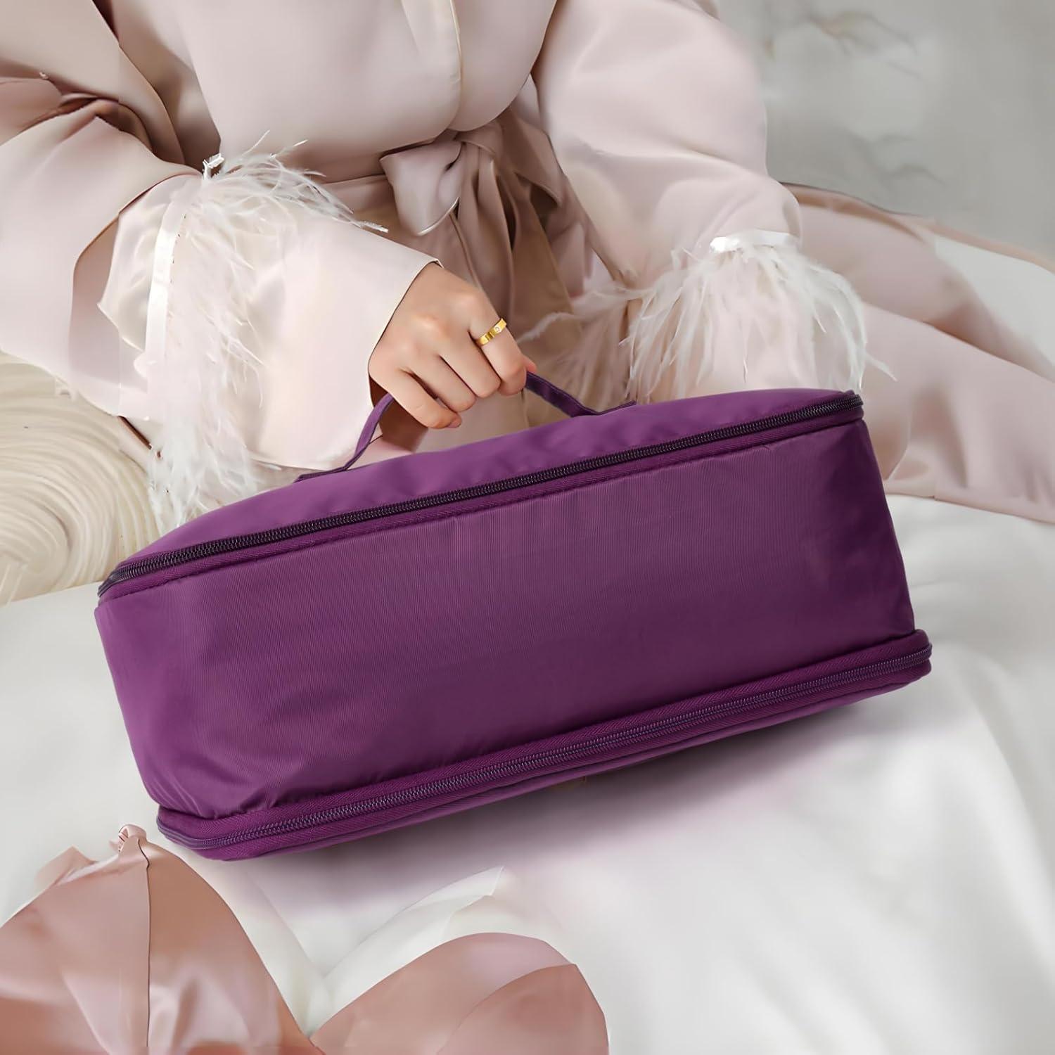 Bolsa Organizadora de Ropa Interior Cambond 4-en-1 Púrpura