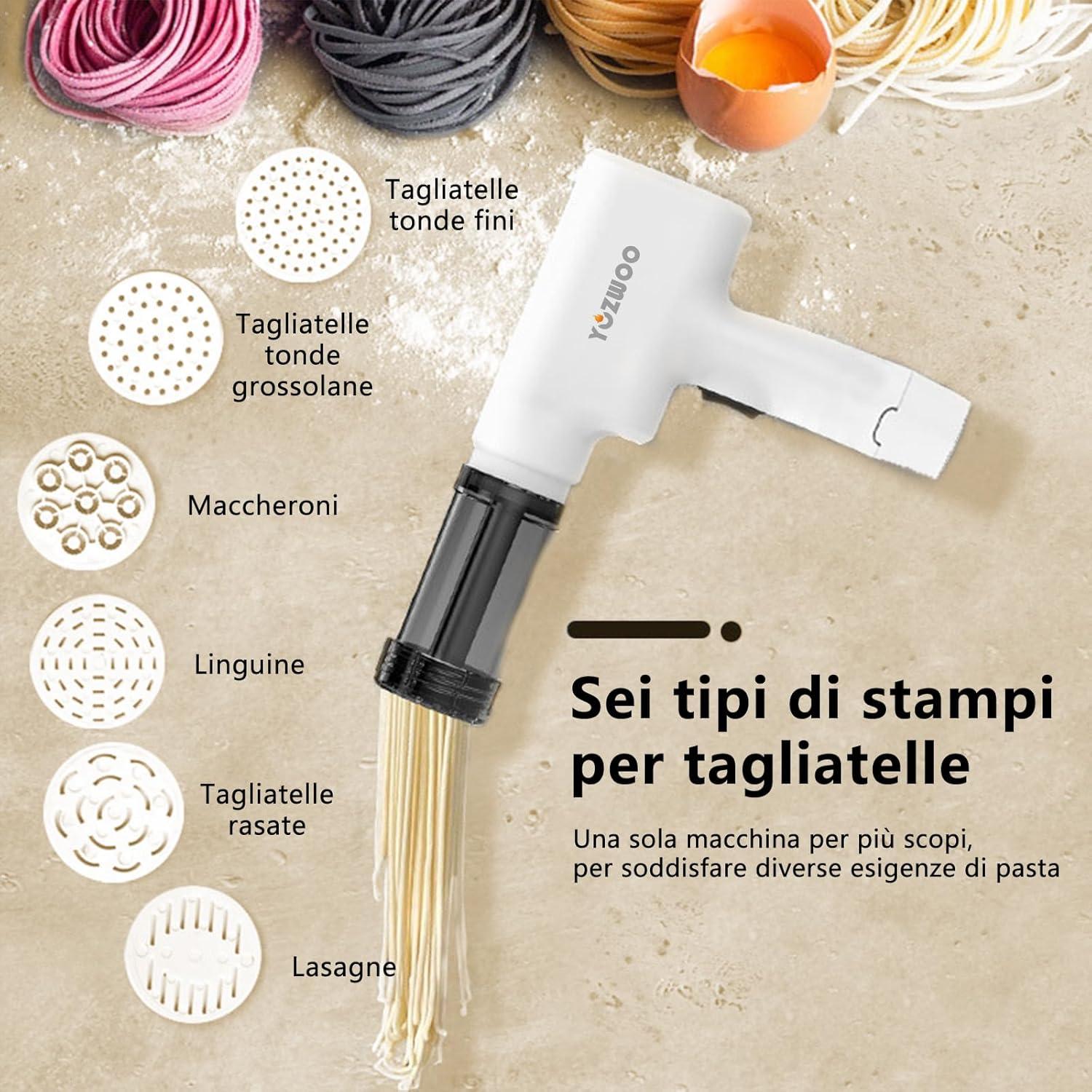 Máquina de Pasta Eléctrica YOZWOO Portátil 1.75kg 10x34x38cm