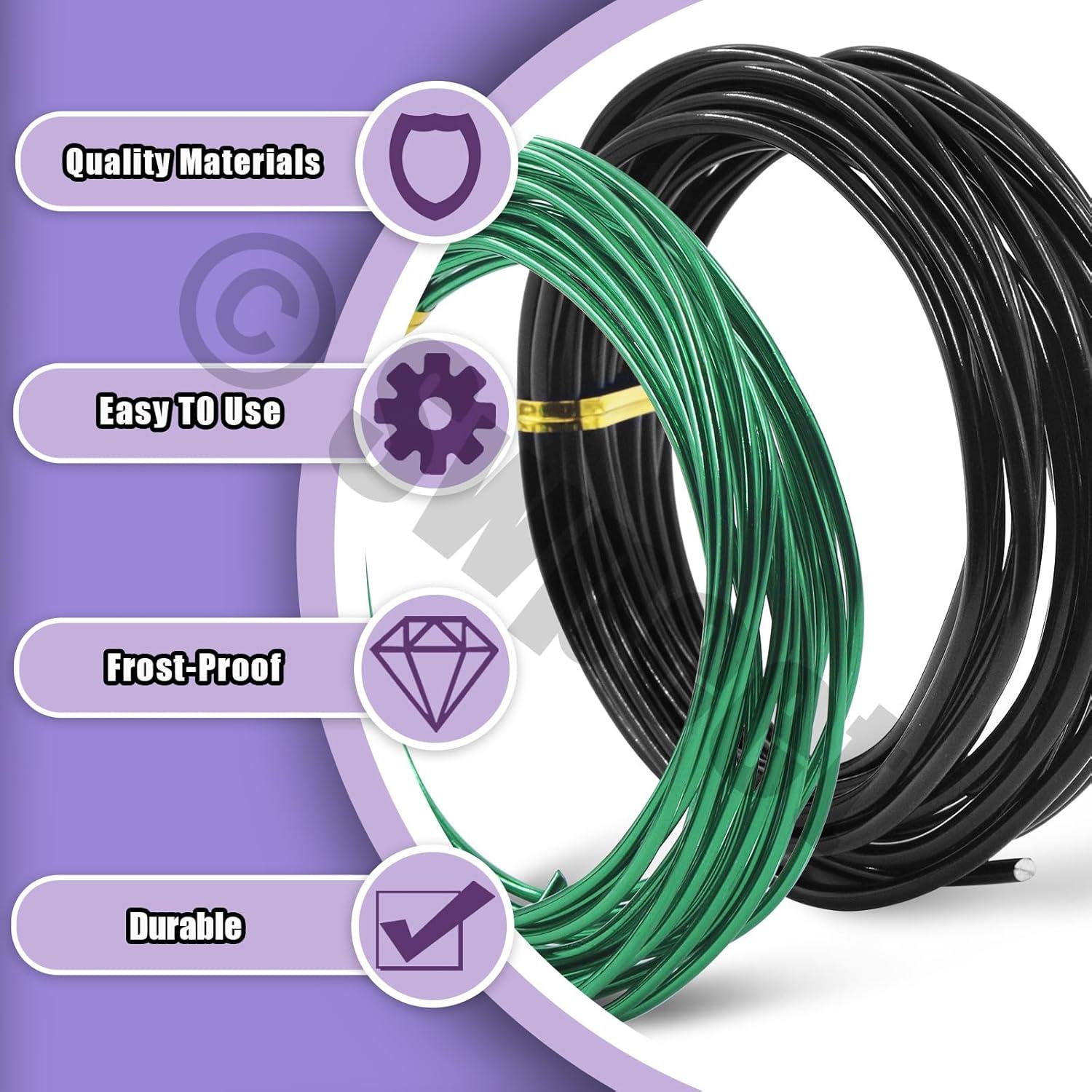 Kit de Alambre para Bonsai Swpeet 6Pcs 5 Tamaños 82 Pies