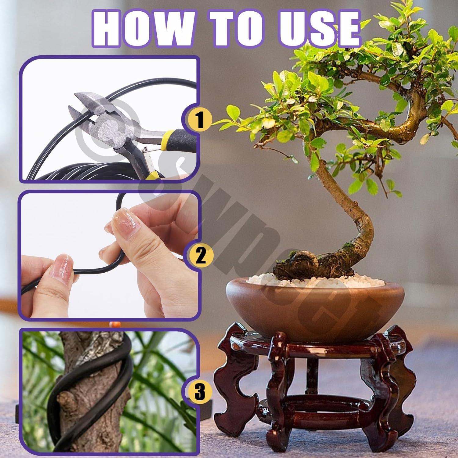 Kit de Alambre para Bonsai Swpeet 6Pcs 5 Tamaños 82 Pies