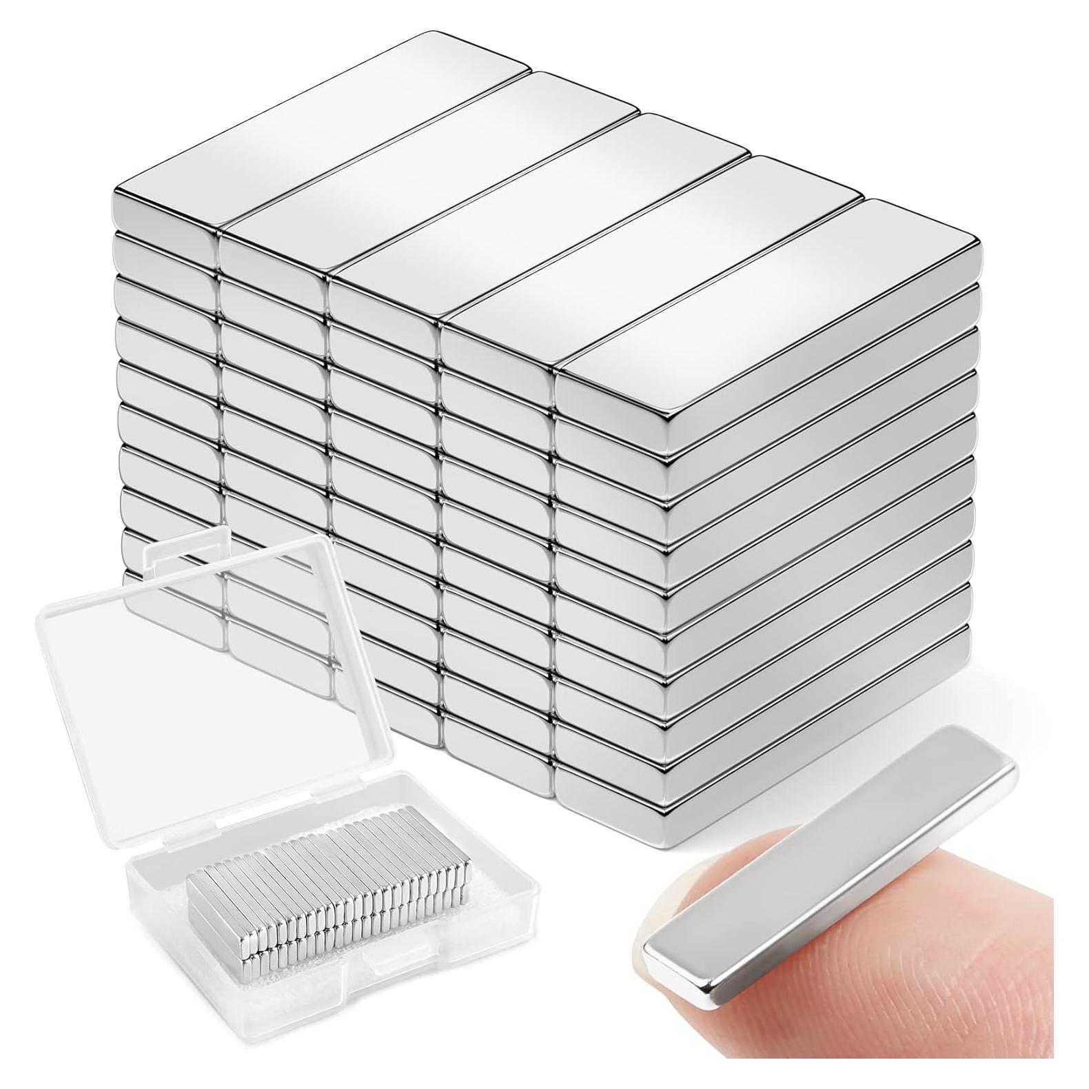 50 Imán de Neodimio FINDMAG 20x5x2mm para Manualidades