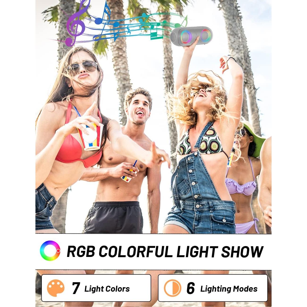 Altavoz Bluetooth NOTABRICK Vi 30W Impermeable RGB 360°