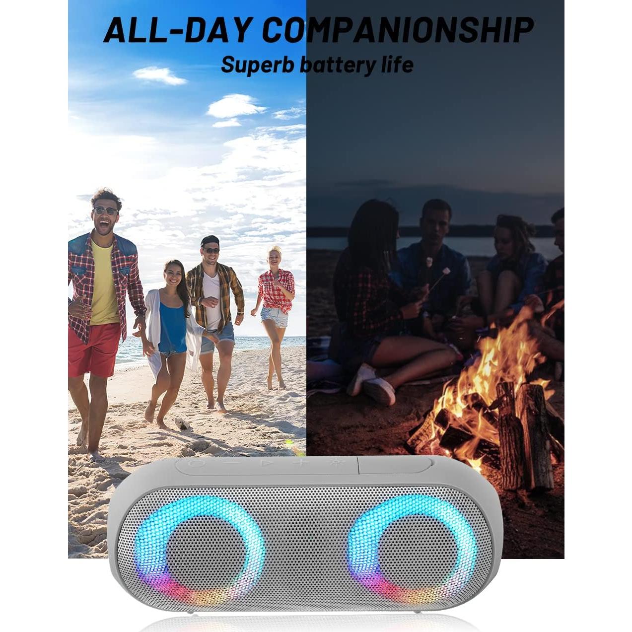 Altavoz Bluetooth NOTABRICK Vi 30W Impermeable RGB 360°