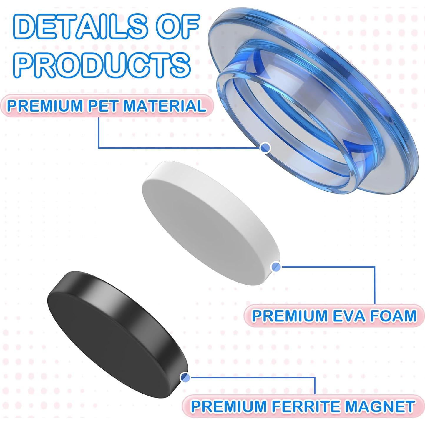 Imanes Redondos Grtard 45 Pcs Coloridos 30 mm para Oficina