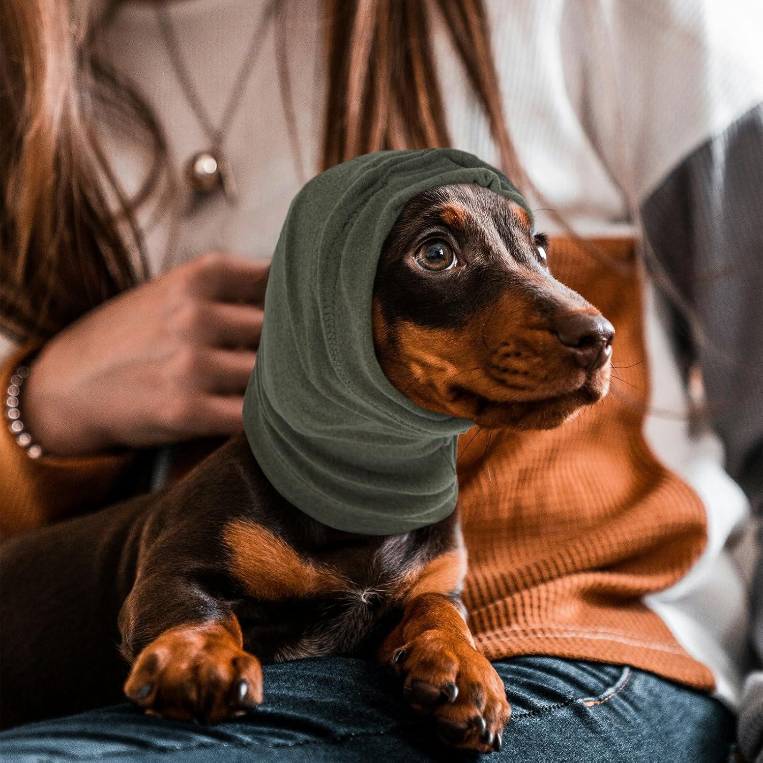 Sudadera Calmante para Perros Nanaki Verde - Snood Ajustable