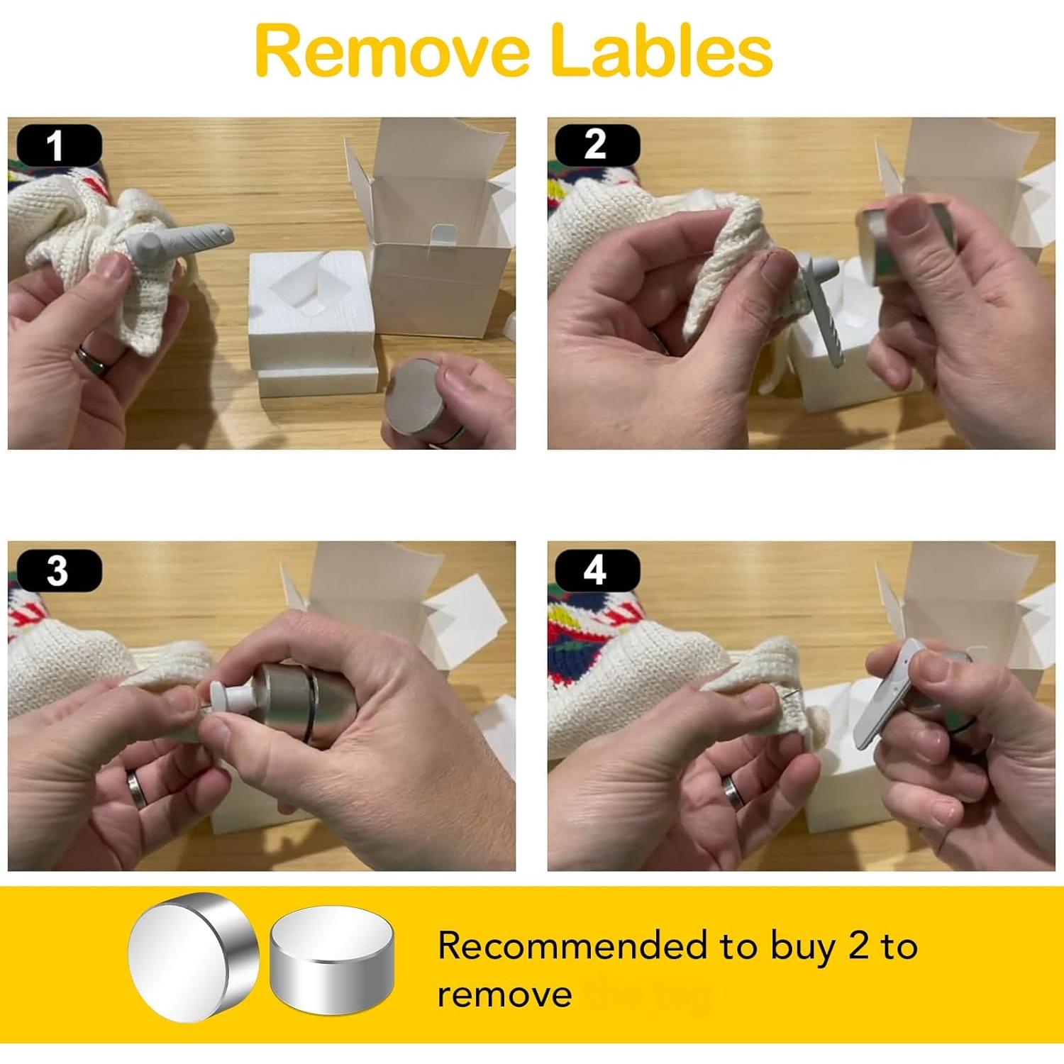 Imán de Neodimio DIYMAG 40x20mm 2 Piezas Alta Potencia