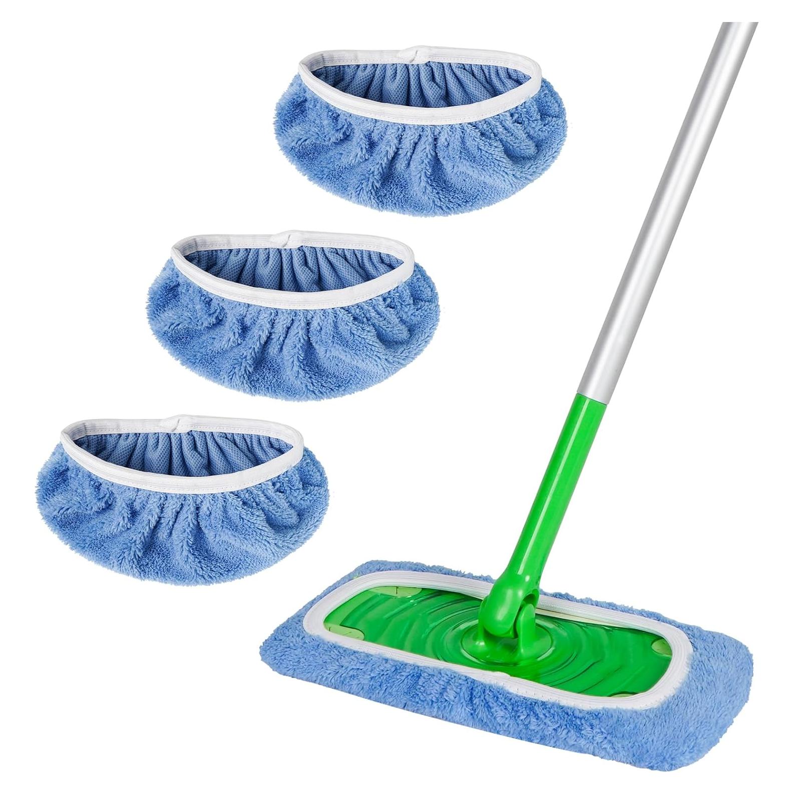 Paquete de 3 Almohadillas de Microfibra ZHAYAO para Mopa Swiffer