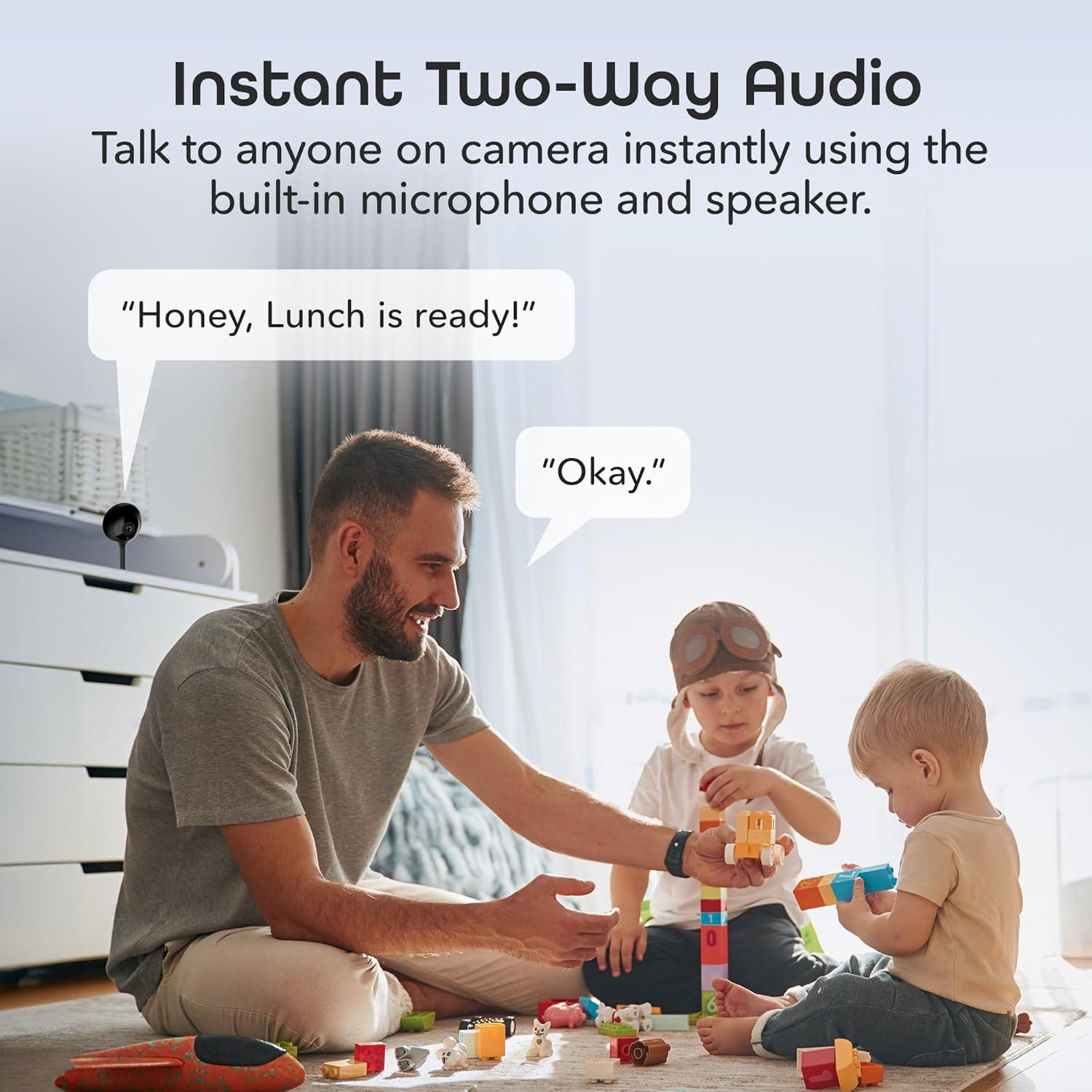 Cámara de Seguridad Geeni Look 1080p HD con Audio y Alertas