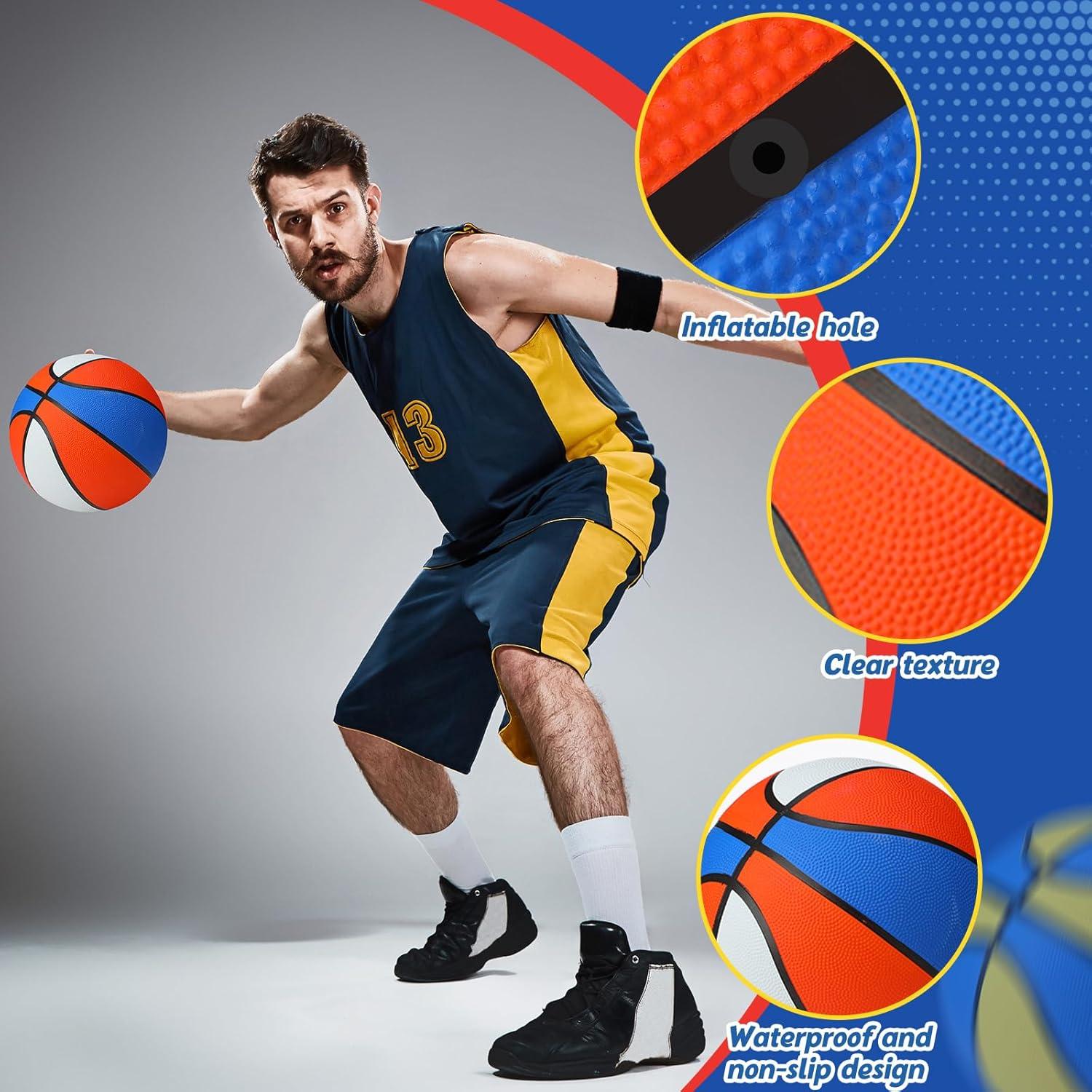 Balones de Baloncesto Jerify 12 Piezas Tamaño 7 con Bomba