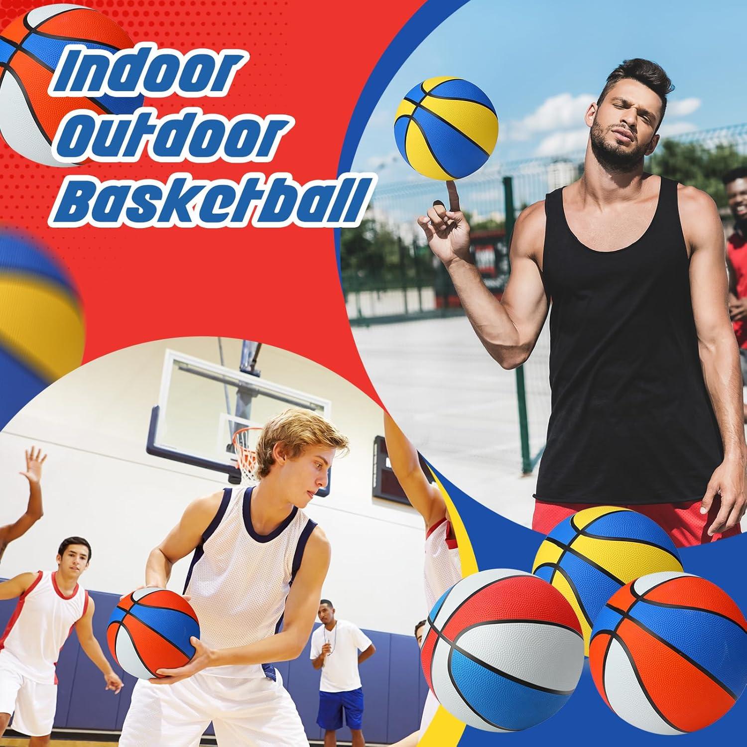 Balones de Baloncesto Jerify 12 Piezas Tamaño 7 con Bomba