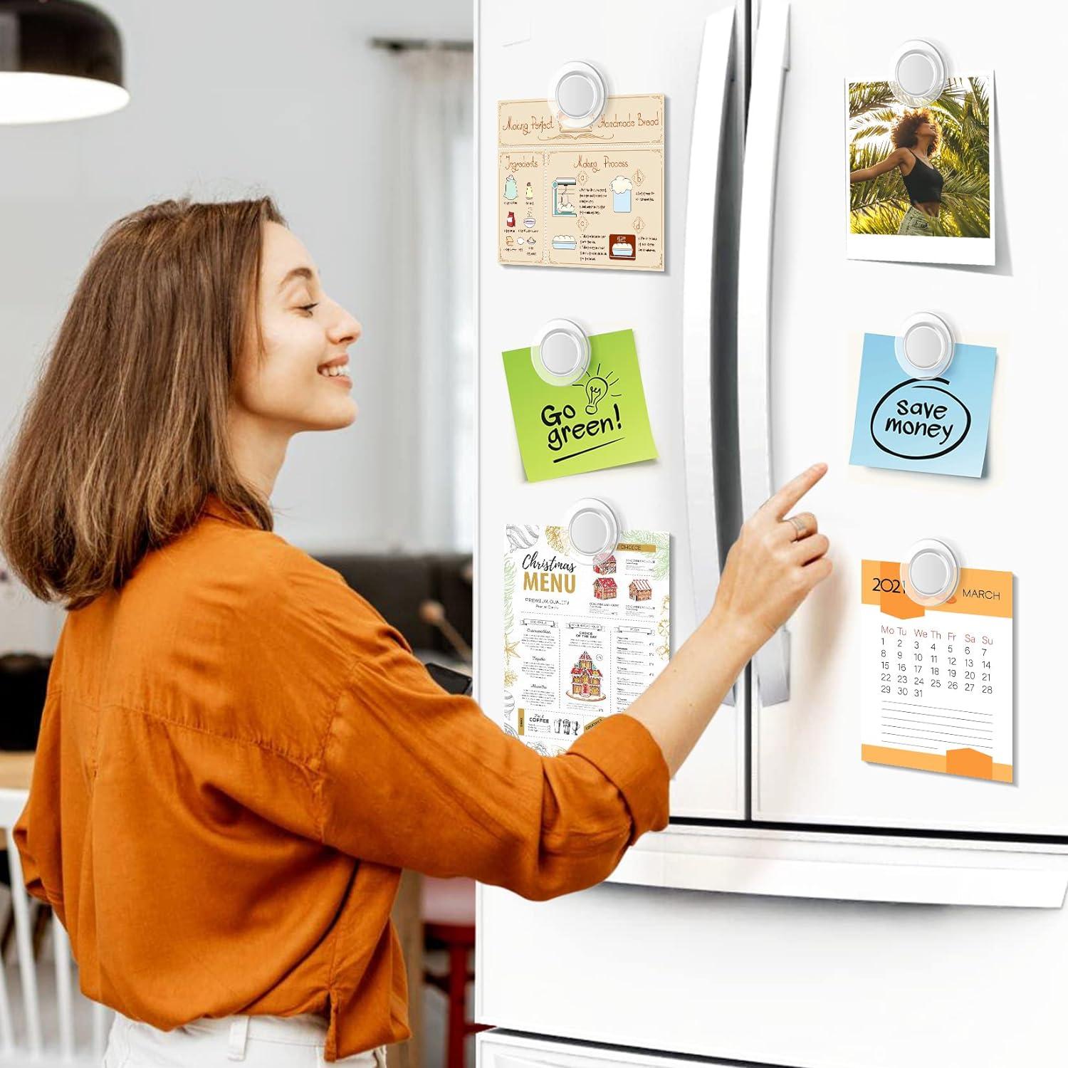 Imanes Redondos VNDUEEY 45 Pcs 3 cm para Pizarra Blanca