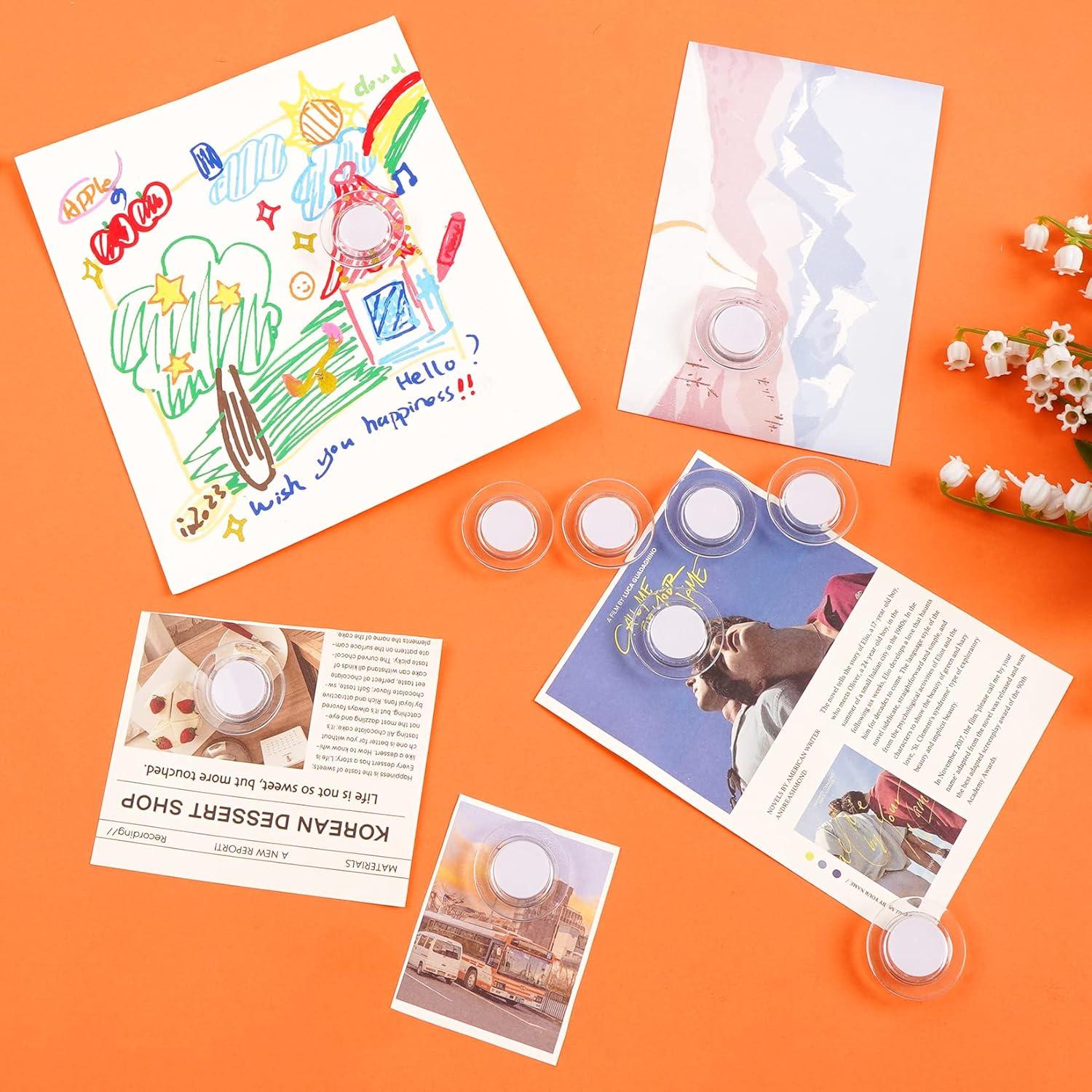 Imanes Redondos VNDUEEY 45 Pcs 3 cm para Pizarra Blanca