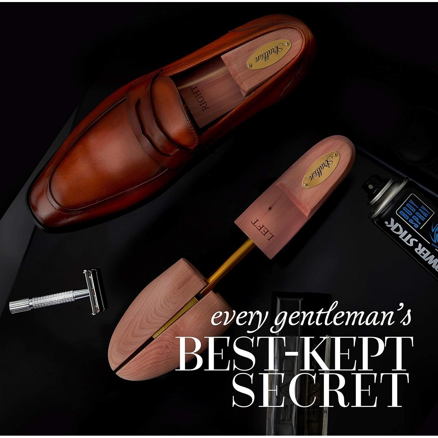 Árboles de Zapatos de Cedro Stratton Ajustables 2-Pack