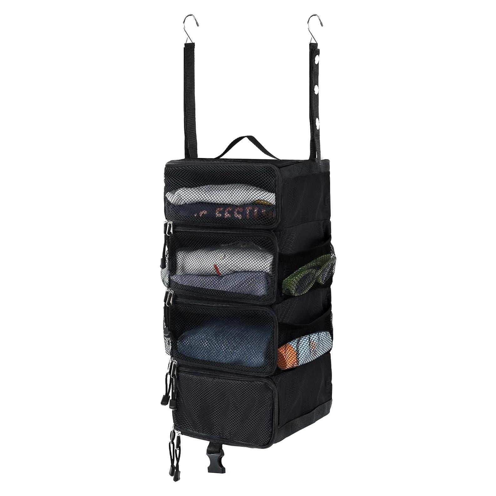 Organizador de Viaje Colgante Surblue Negro 4 Compartimentos