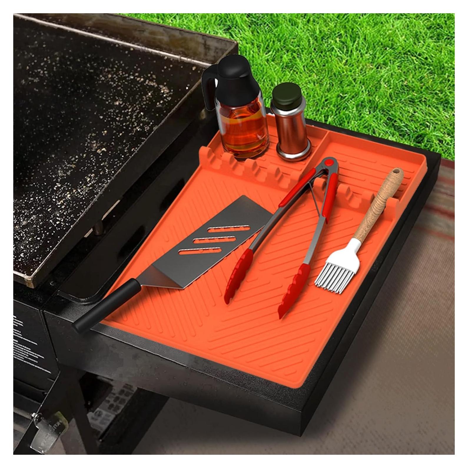 Alfombrilla de Silicona Grande ToiyBosm para BBQ 40.6x29.5 cm