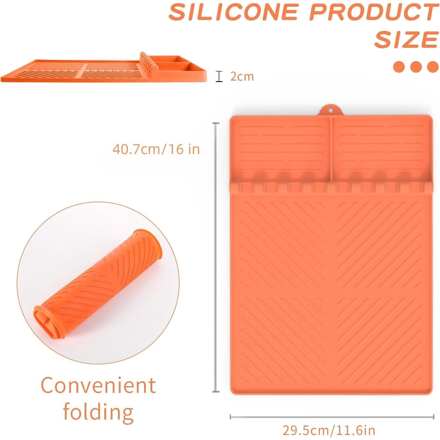 Alfombrilla de Silicona Grande ToiyBosm para BBQ 40.6x29.5 cm