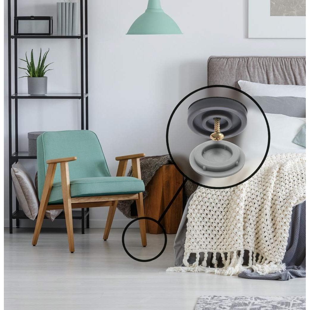 Deslizadores GorillaGlides CB253 2.54 cm para Sillas - Juego de 8