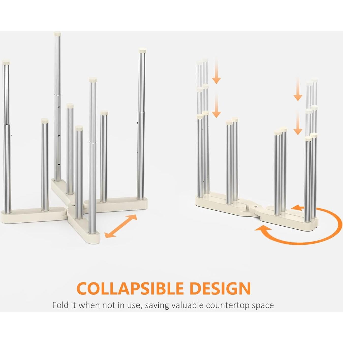 Soporte Plegable para Secar Botellas y Tazas KORRTFID
